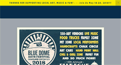 Desktop Screenshot of bluedomearts.org